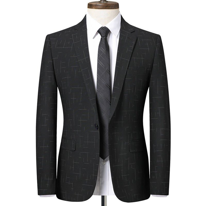 Herrdräkter Chic Skinny Suit - Svart