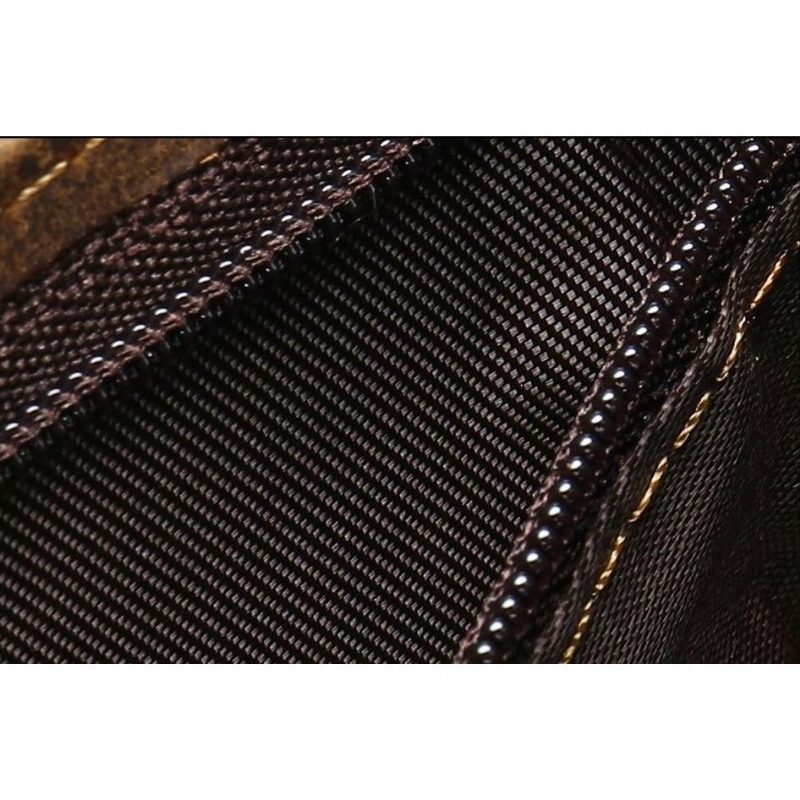 Herrplånböcker Exotic Zipper Bifold-plånbok - Kaffe