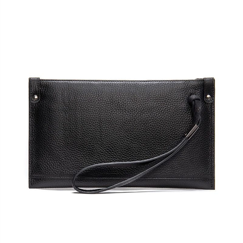 Herrplånböcker Ruched Exotic Clutch-plånbok - Svart