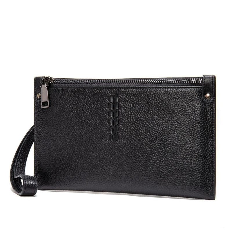 Herrplånböcker Ruched Exotic Clutch-plånbok - Svart