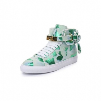 Herrsneakers Graffiti Artisan Cow Leather High Top Sneaks