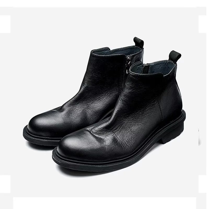 Herrstövlar Chic Slip On Ankel Boots - Svart