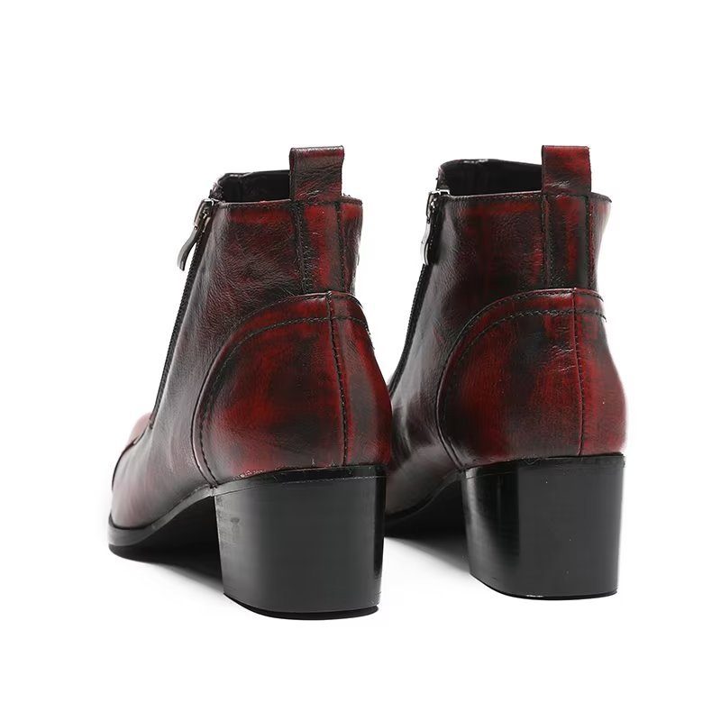 Herrstövlar Classy Statement Dress Boots - Röd