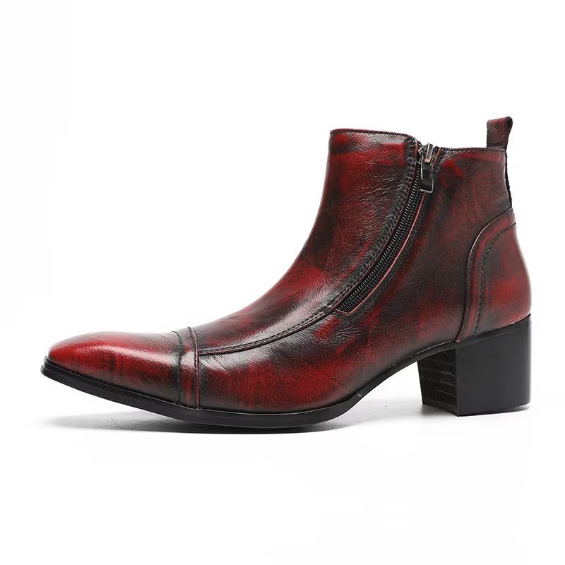 Herrstövlar Classy Statement Dress Boots - Röd