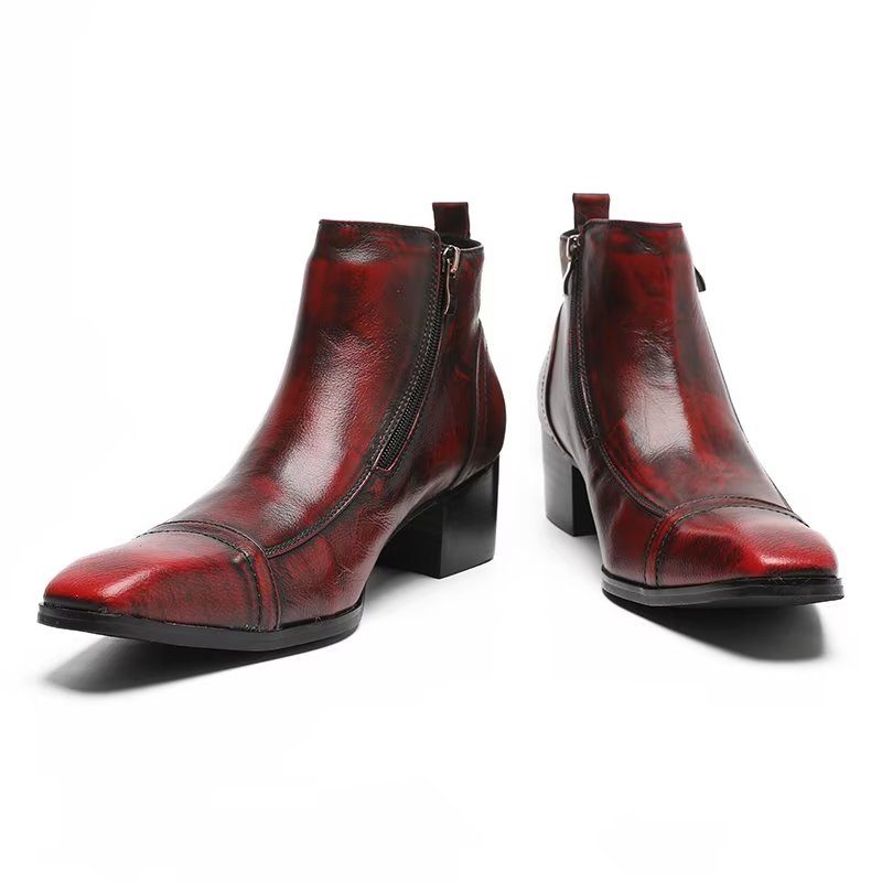 Herrstövlar Classy Statement Dress Boots - Röd