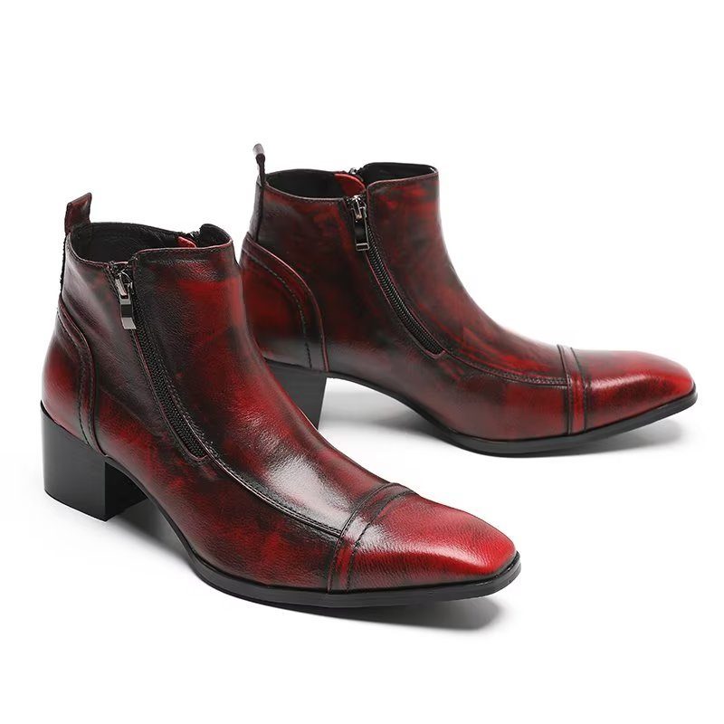 Herrstövlar Classy Statement Dress Boots - Röd