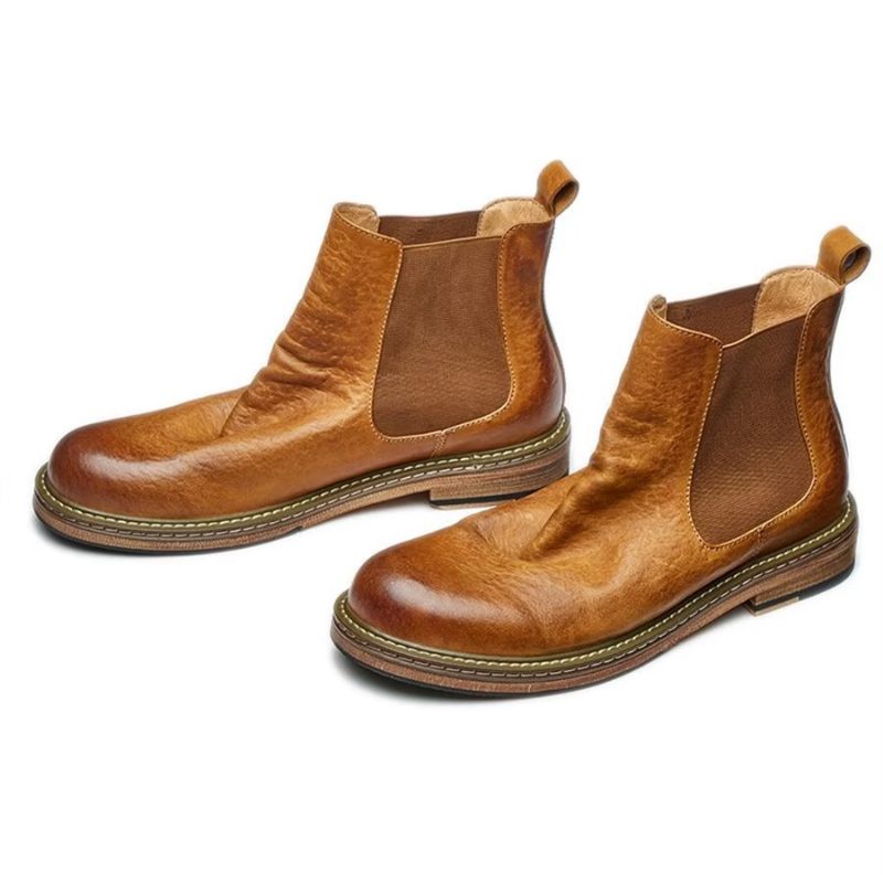 Herrstövlar Eleganta Equine Slip On Ankel Booties - Kaffe