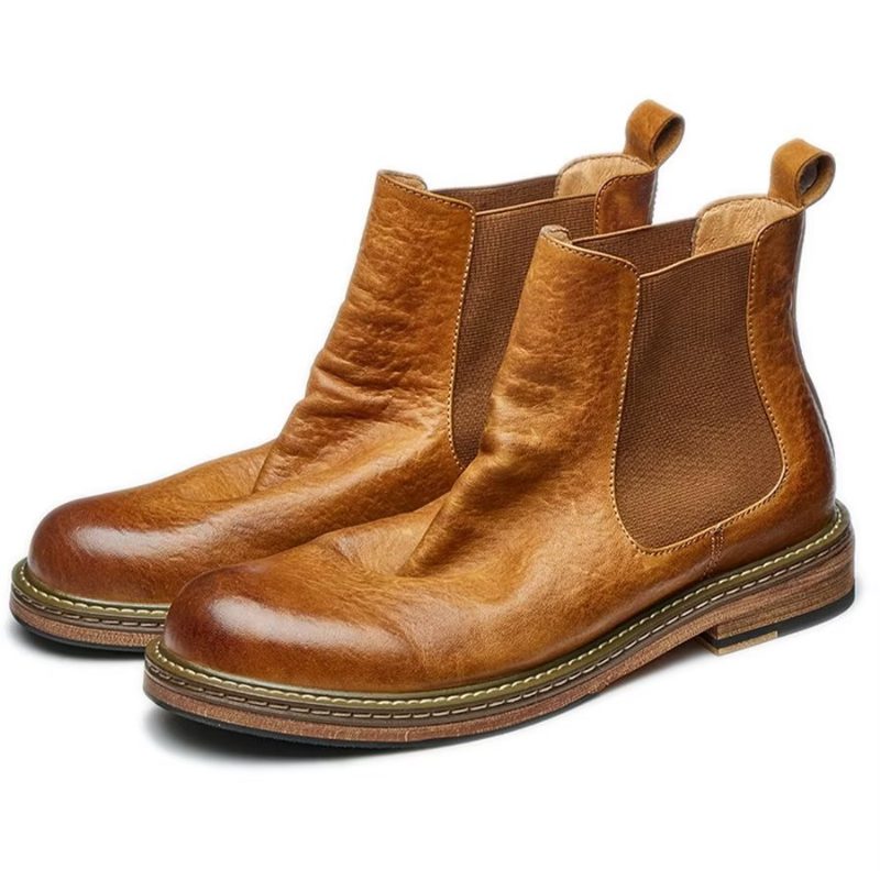 Herrstövlar Eleganta Equine Slip On Ankel Booties - Kaffe