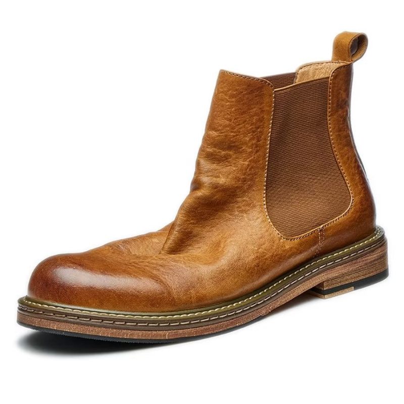 Herrstövlar Eleganta Equine Slip On Ankel Booties - Kaffe