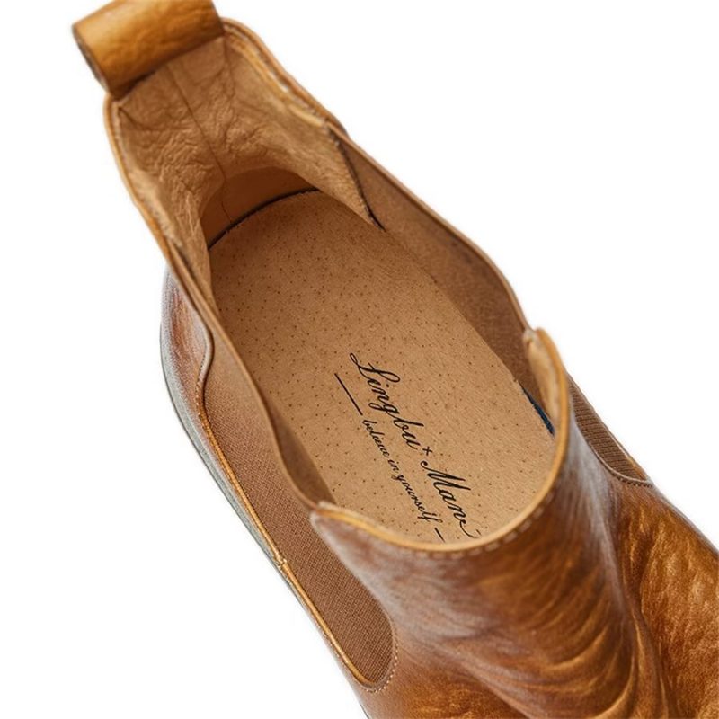 Herrstövlar Eleganta Equine Slip On Ankel Booties - Kaffe