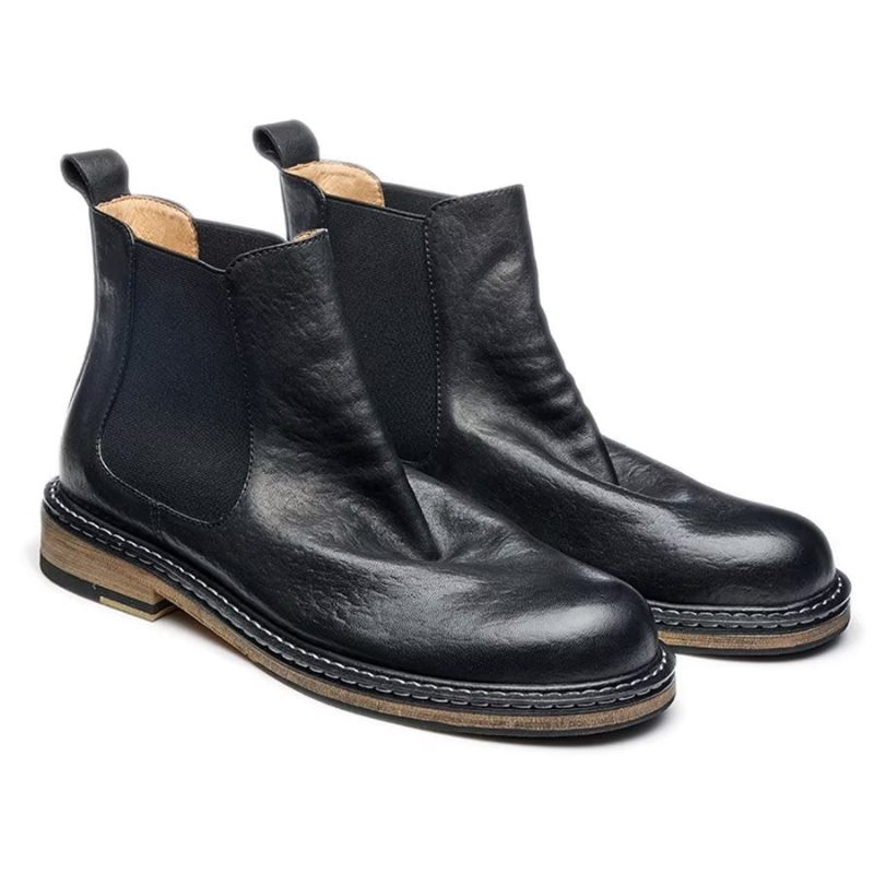 Herrstövlar Eleganta Equine Slip On Ankel Booties - Svart