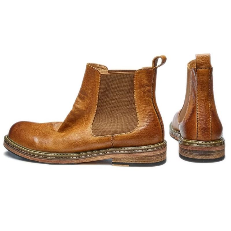 Herrstövlar Eleganta Equine Slip On Ankel Booties - Kaffe