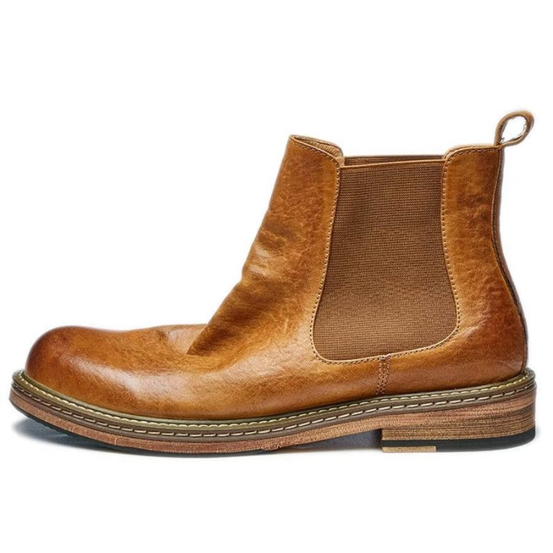 Herrstövlar Eleganta Equine Slip On Ankel Booties - Kaffe