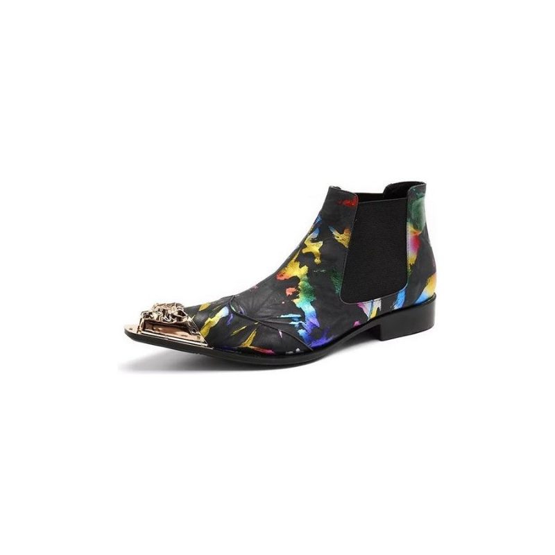 Herrstövlar Exotic Texture Slip-on Chelsea Boots