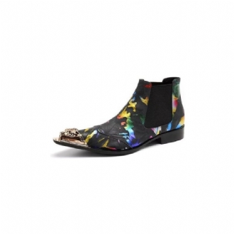 Herrstövlar Exotic Texture Slip-on Chelsea Boots