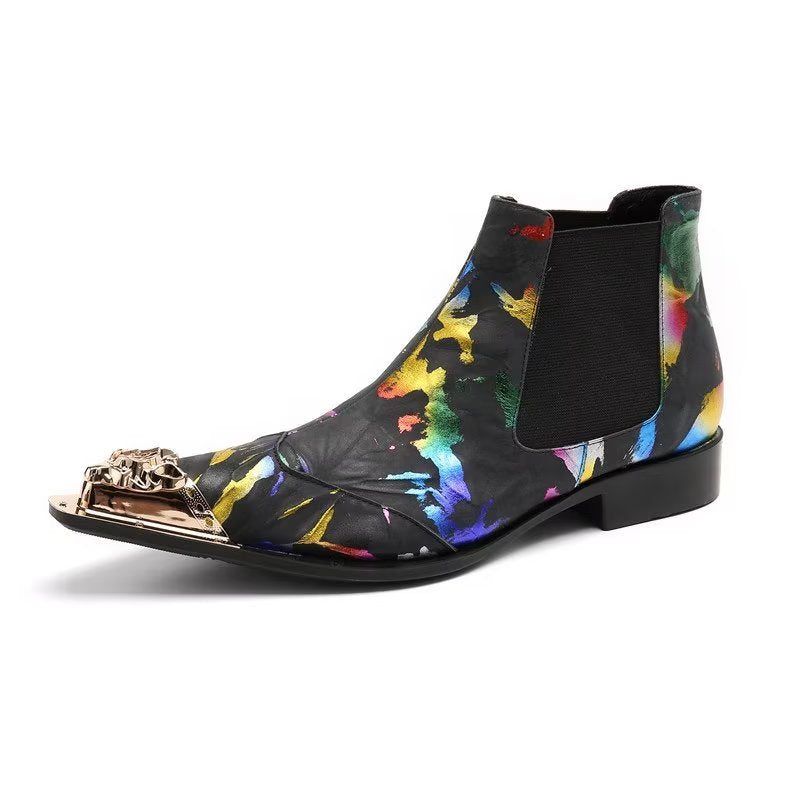 Herrstövlar Exotic Texture Slip-on Chelsea Boots - Exotisk