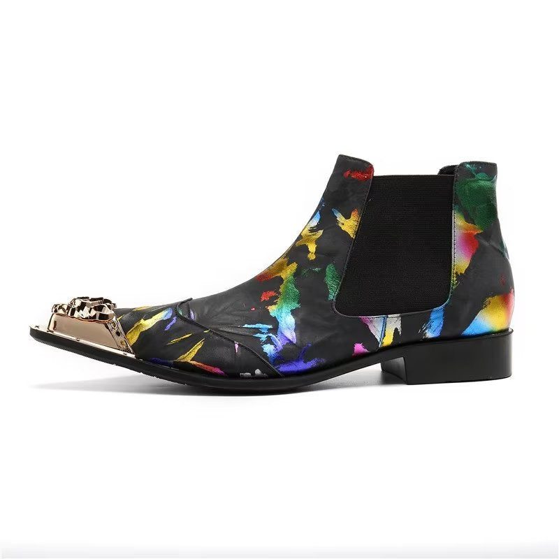 Herrstövlar Exotic Texture Slip-on Chelsea Boots - Exotisk