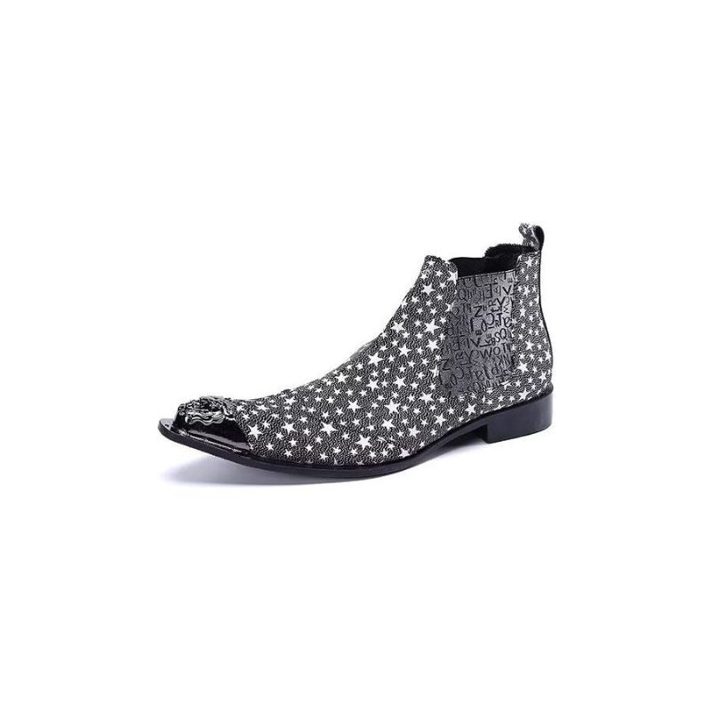 Herrstövlar Exotic Texture Slip-on Chelsea Boots