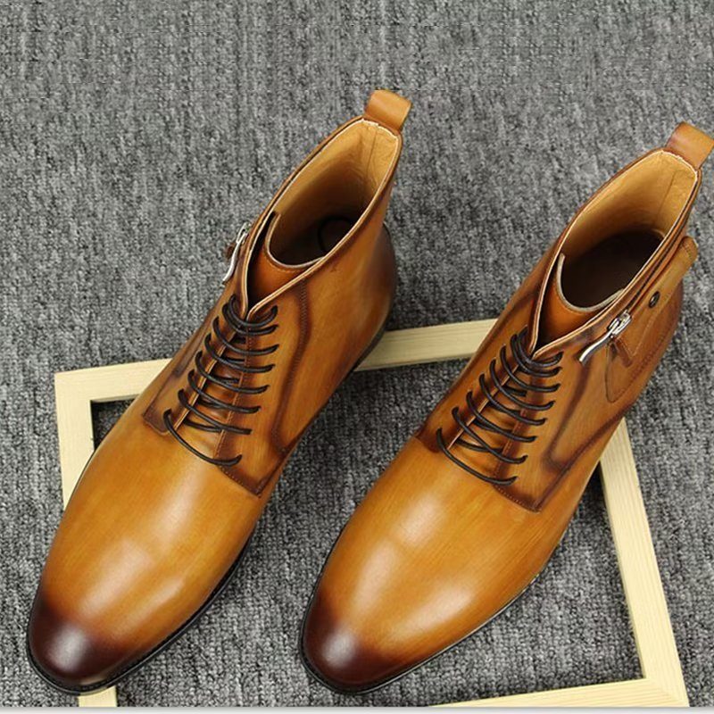 Herrstövlar High Top Dress Shoe - Brun