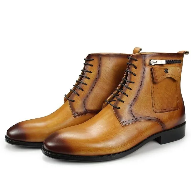 Herrstövlar High Top Dress Shoe - Brun