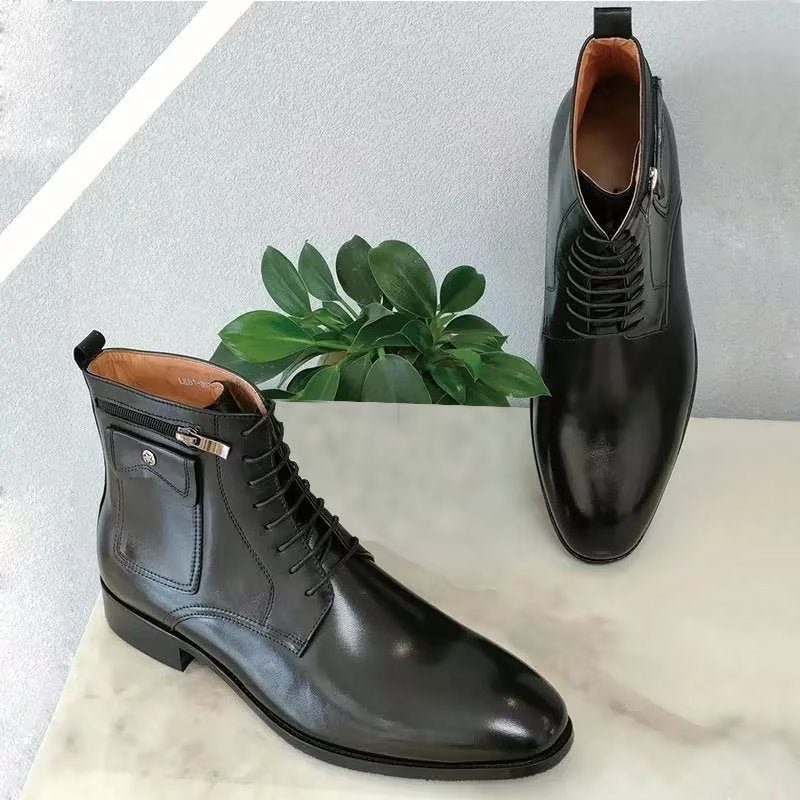 Herrstövlar High Top Dress Shoe - Svart