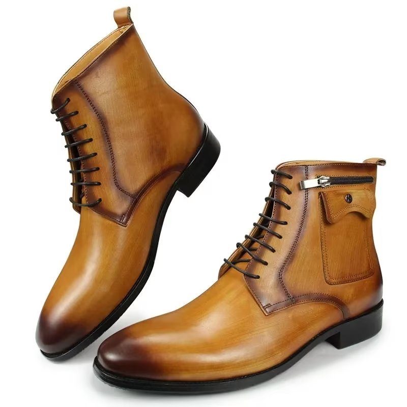 Herrstövlar High Top Dress Shoe - Brun