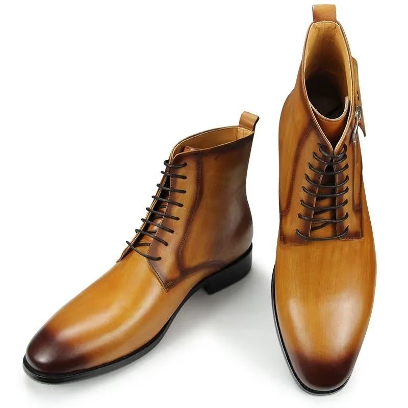 Herrstövlar High Top Dress Shoe - Brun