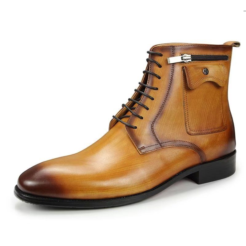 Herrstövlar High Top Dress Shoe - Brun