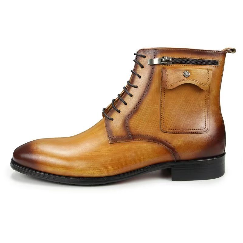 Herrstövlar High Top Dress Shoe - Brun