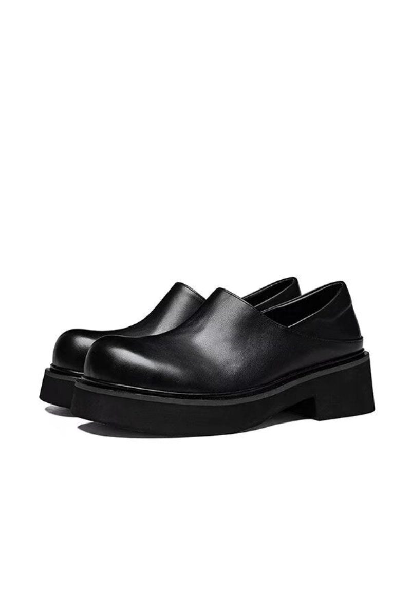 Herrstövlar Läder Slip-on Boots - Svart