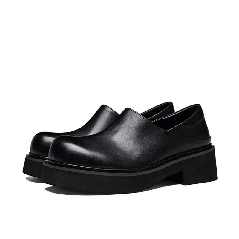 Herrstövlar Läder Slip-on Boots - Svart