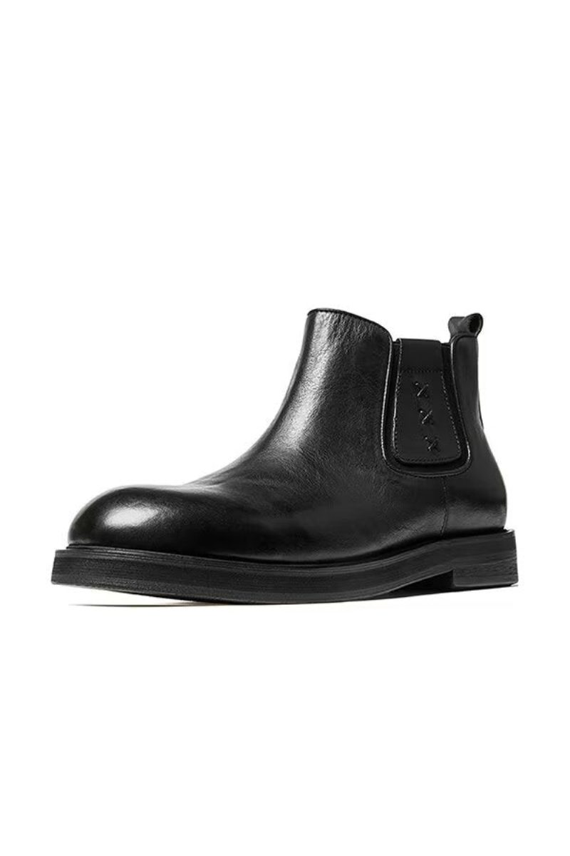 Herrstövlar Läder Slip-on Boots