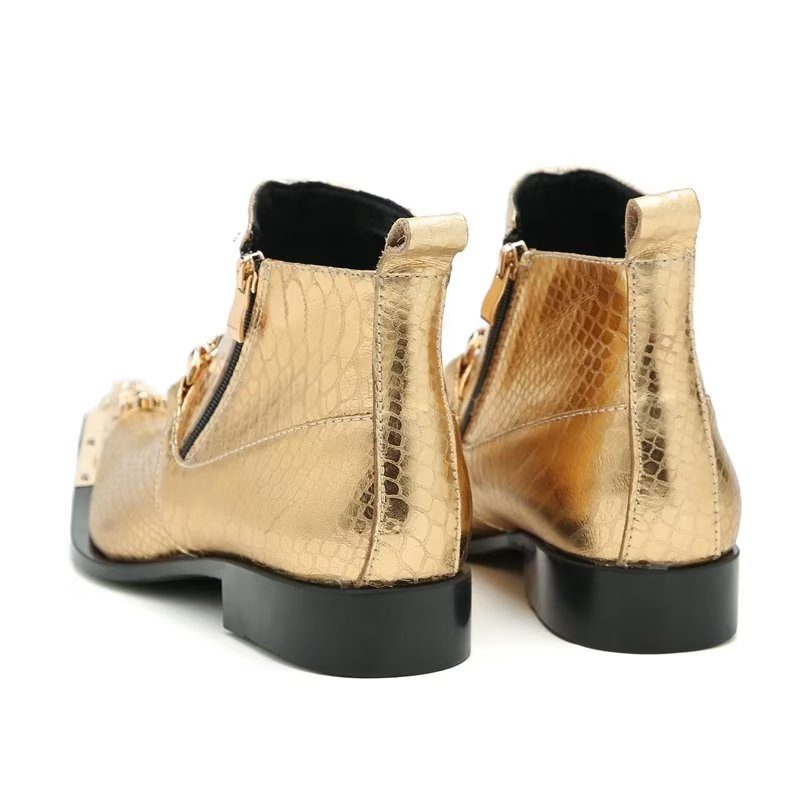 Herrstövlar Party Chic Boots - Guld