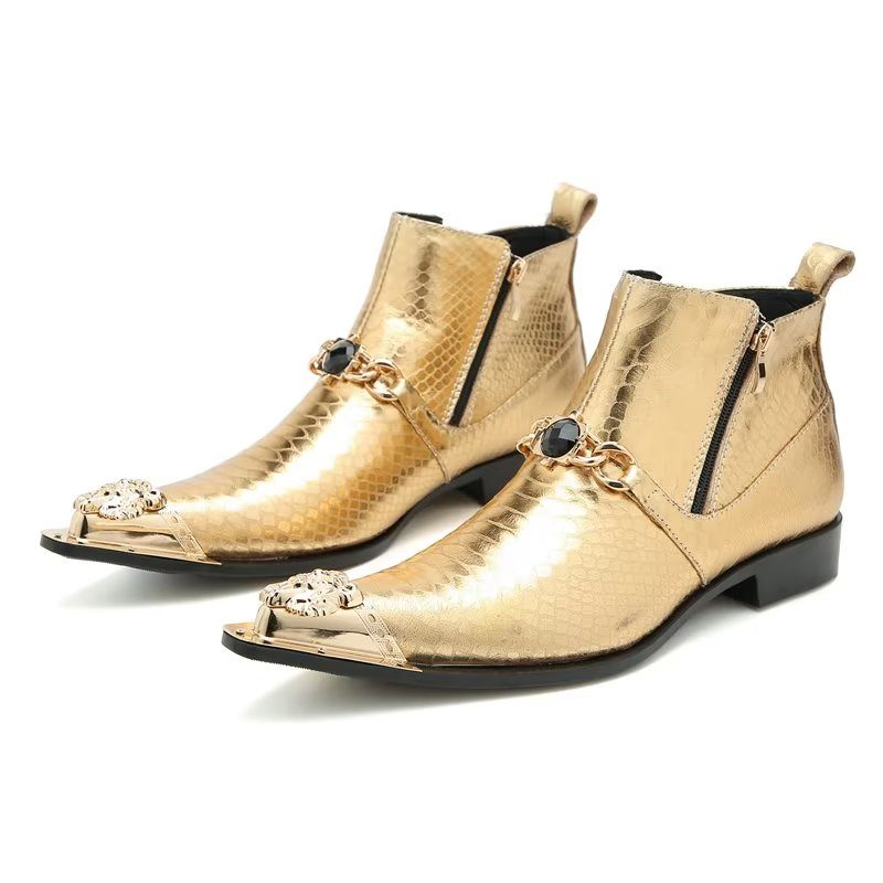 Herrstövlar Party Chic Boots - Guld