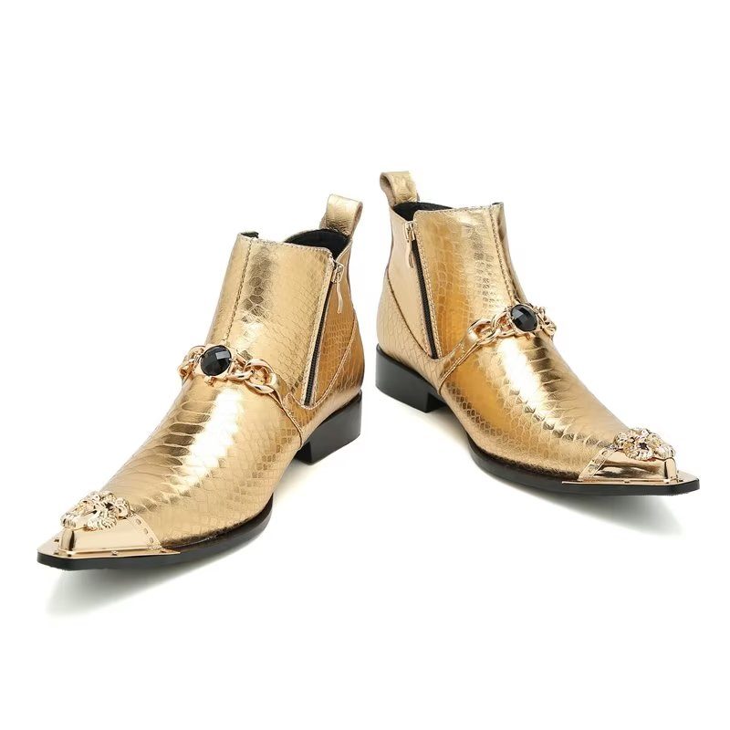 Herrstövlar Party Chic Boots - Guld