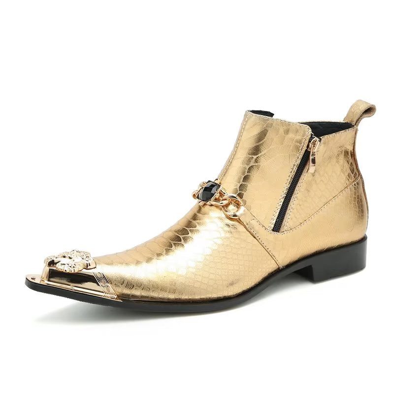 Herrstövlar Party Chic Boots - Guld