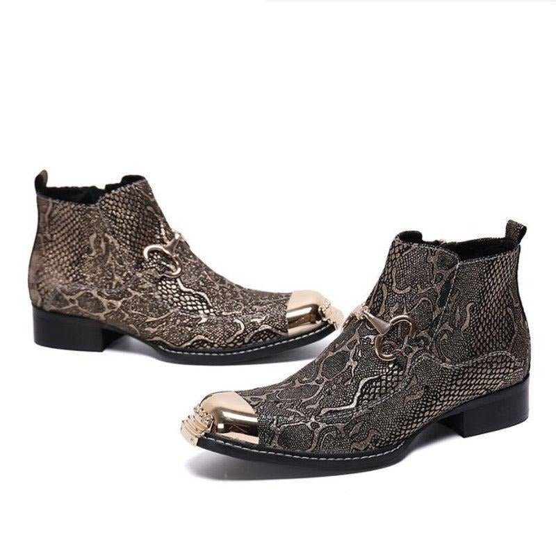 Herrstövlar Serpenté Dress Loafers - Guld