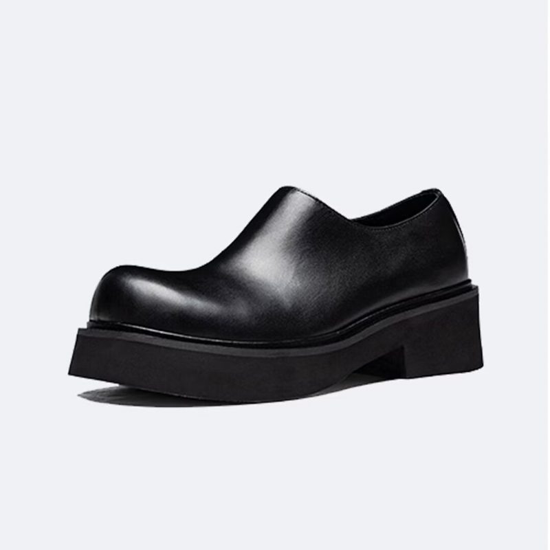 Herrstövlar Slip-on Läderstövlar - Svart