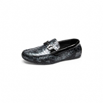 Loafers För Män Alligator Slip-on