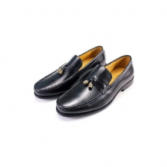 Loafers För Män Brogue Slip Ons