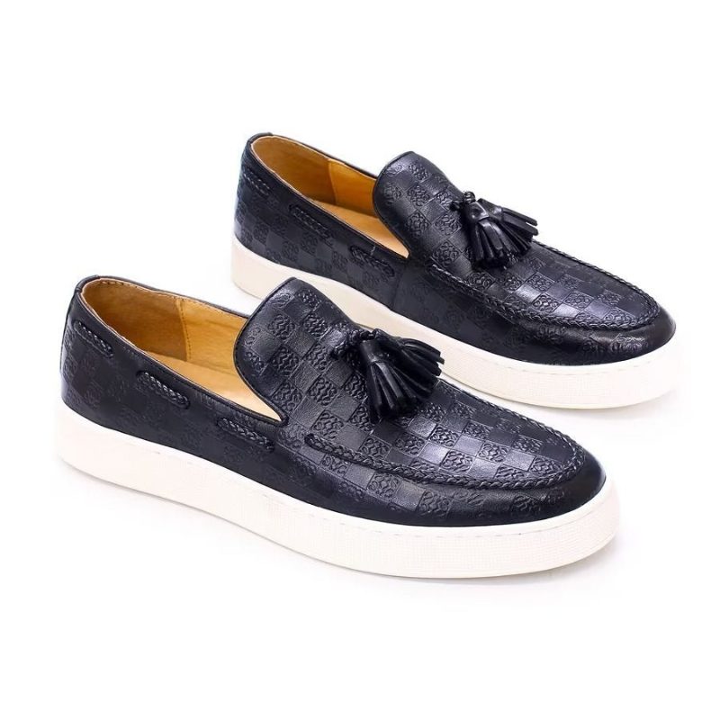 Loafers För Män Chic Slip-on Skor - Svart