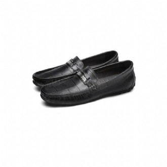 Loafers För Män Elegant Croctex Slip On Lyxig Läderkomfort