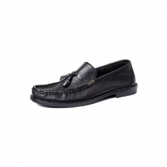 Loafers För Män Eleganta Präglade Slip-on Tofs