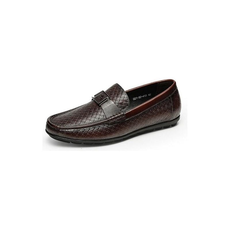 Loafers För Män Exotic Chic Crocflex Slip-on Loafer Skor - Kaffe