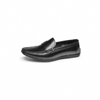 Loafers För Män Exotic Square Toe Läder Slip-on