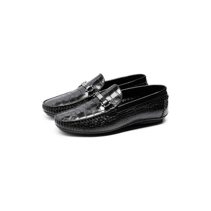 Loafers För Män Exotic Texture Slip-on