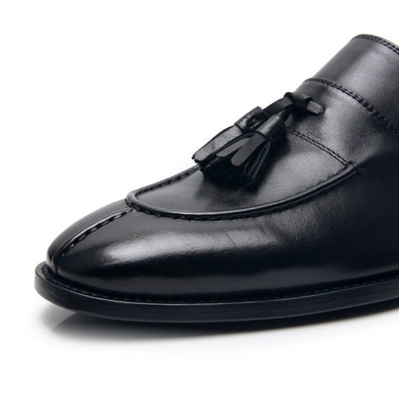 Loafers För Män Exotiskt Läder Oxford Dress - Svart