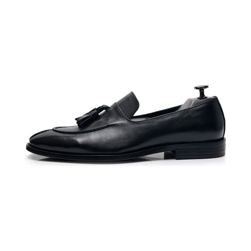 Loafers För Män Exotiskt Läder Oxford Dress - Svart