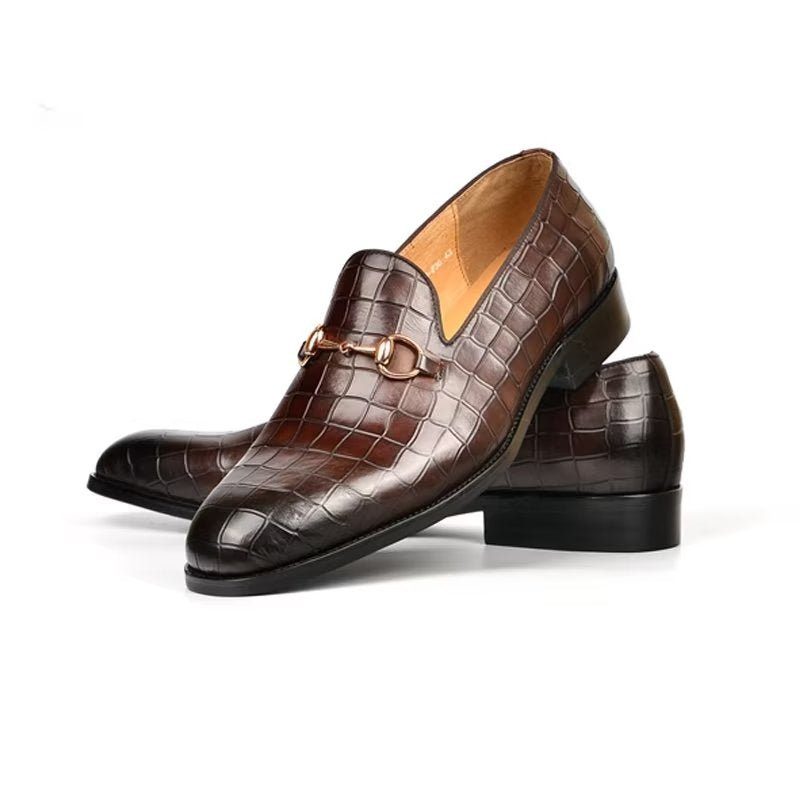 Loafers För Män Hazel Luxury Elegant Slip-on - Kaffe