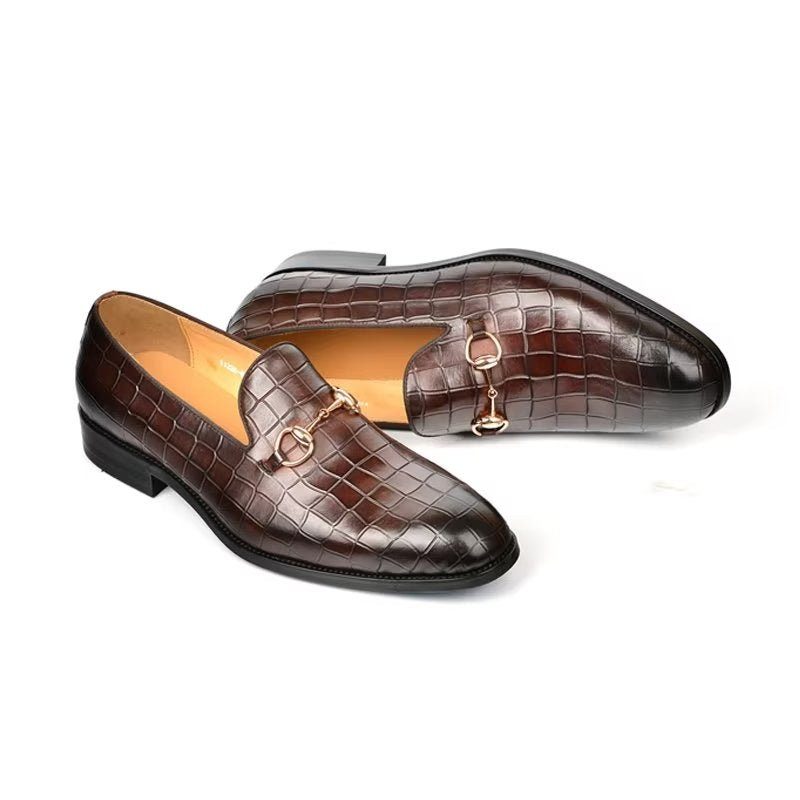 Loafers För Män Hazel Luxury Elegant Slip-on - Kaffe